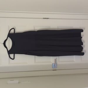 High neck midi dress